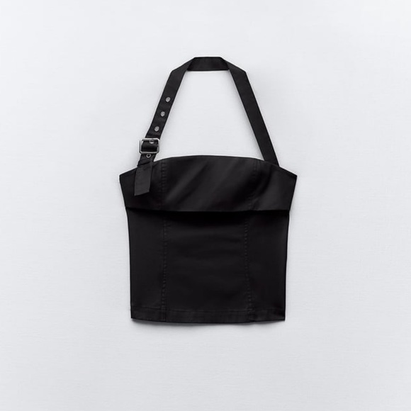 Waxed Halter Top - Picture 1 of 5